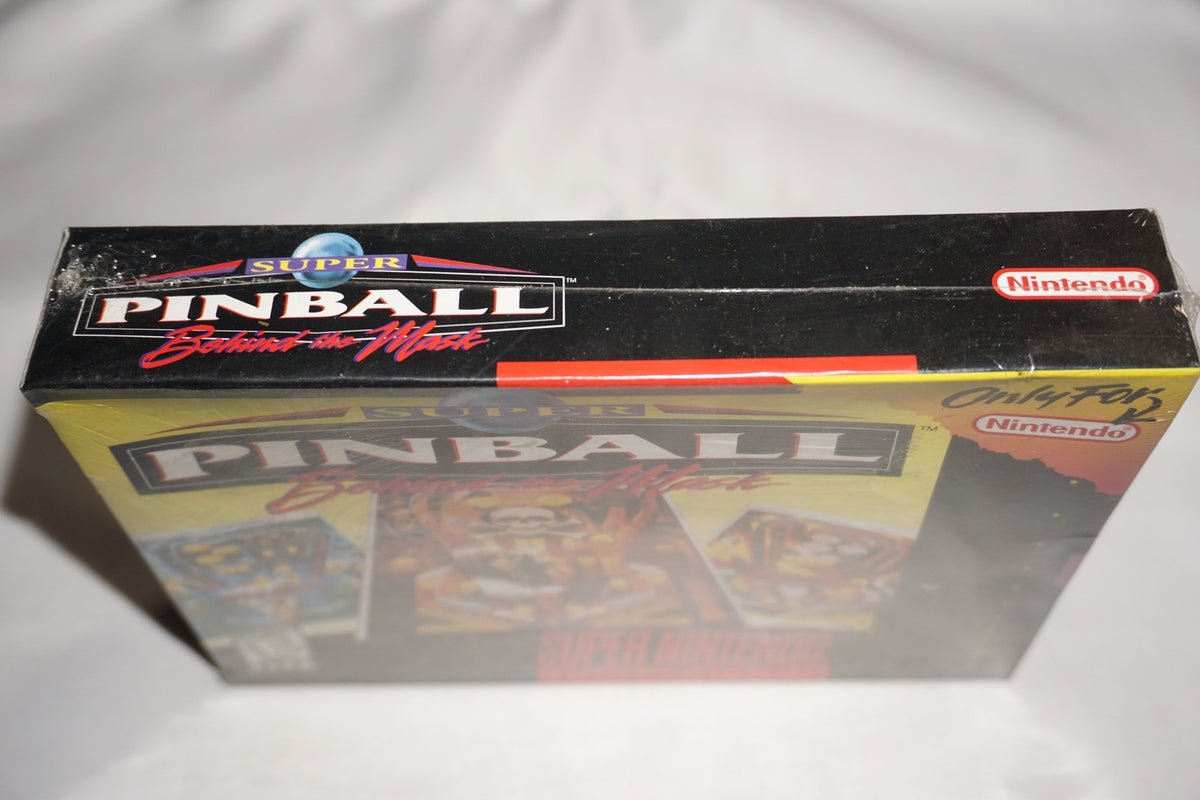 Super Pinball: Behind the Mask (Super Nintendo SNES) NEW Sealed