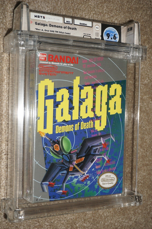 Galaga Demons Of Death (Nintendo NES) WATA 9.6 A NEW Factory Sealed