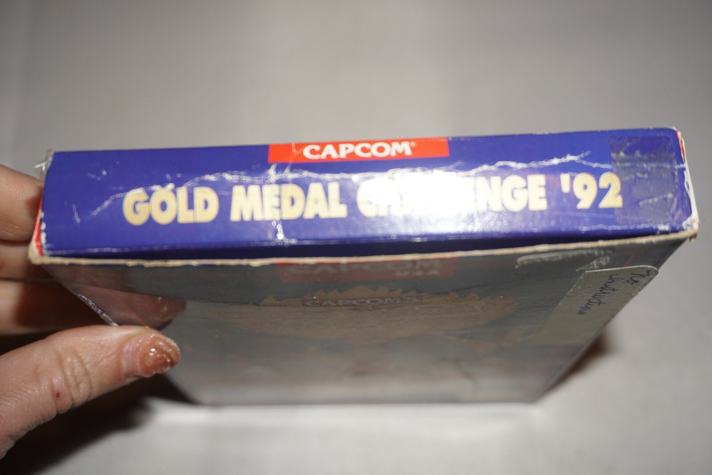 Gold Medal Challenge 92 Capcom's (Nintendo NES) Complete in Box CIB
