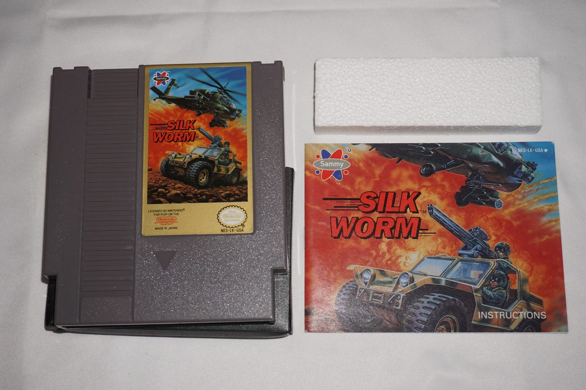 Silk Worm (Nintendo NES) Complete in Box CIB