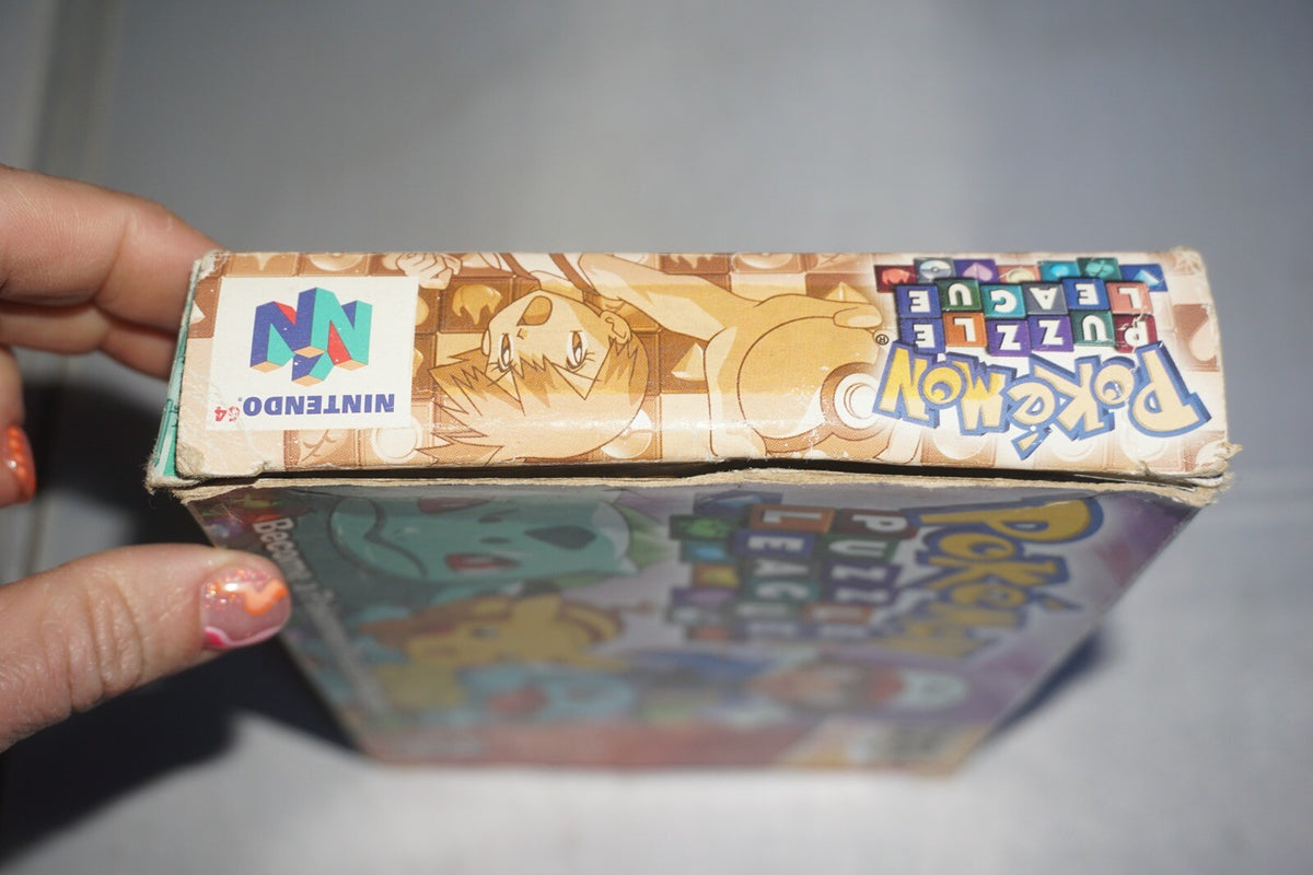Pokemon Puzzle League (Nintendo 64 N64) Complete in Box CIB
