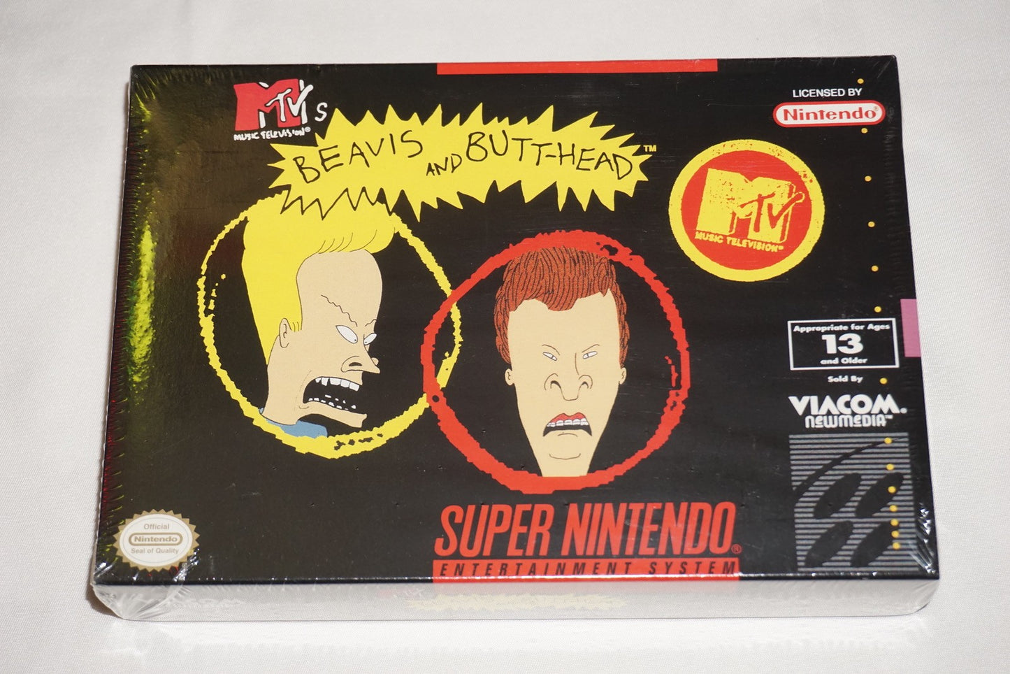 Mtv's Beavis And Butt-Head (Super Nintendo SNES) NEW Sealed