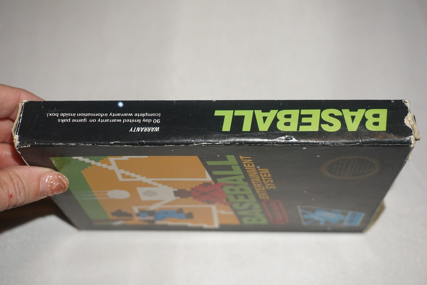 Baseball HANGTAB (Nintendo NES) Complete in Box CIB #3