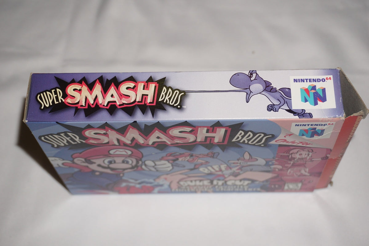 Super Smash Bros (Nintendo 64 N64) Complete in Box CIB Authentic