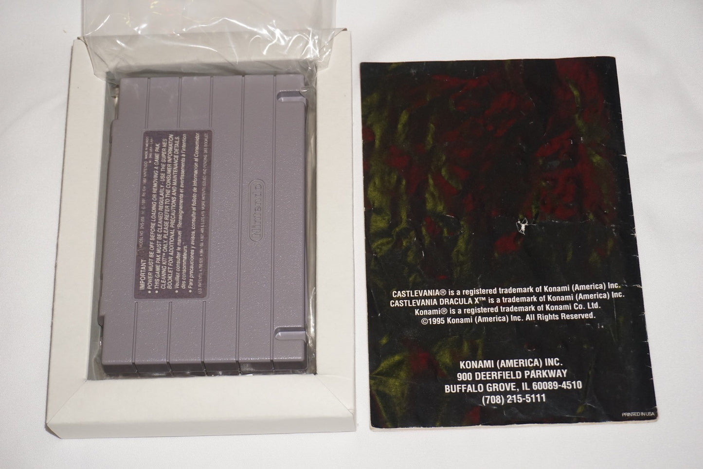 Castlevania Dracula X (Super Nintendo SNES) Complete in Box CIB