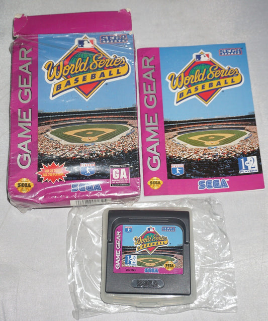 World Series of Baseball (Sega Game Gear) Complete in Box CIB