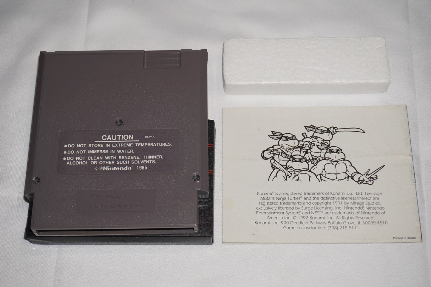 Teenage Mutant Ninja Turtles III 3 (Nintendo NES) Complete in Box CIB