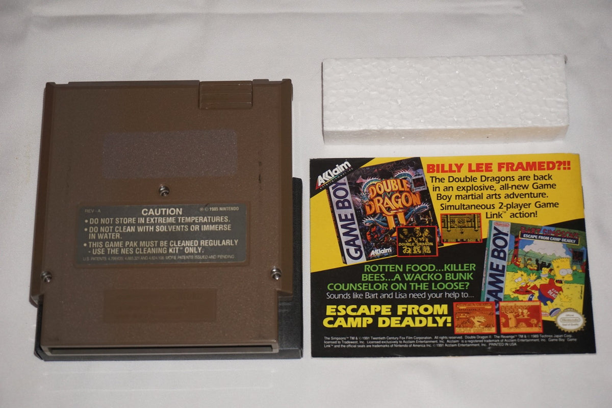 Simpsons Bart vs World (Nintendo NES) Complete in Box CIB