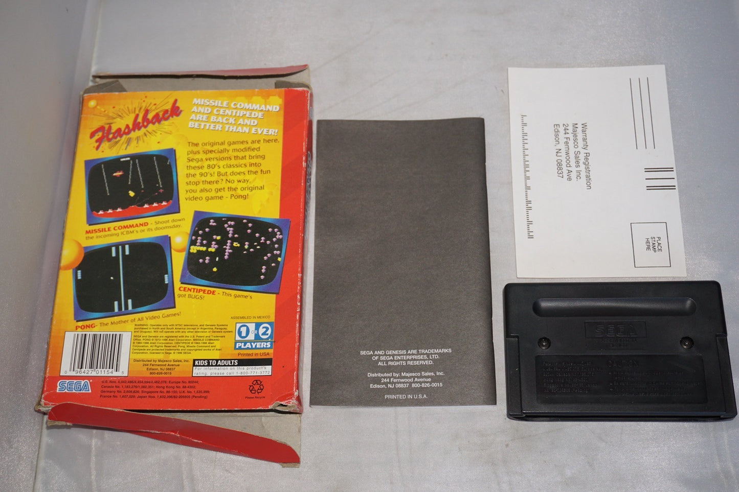 Arcade Classics (Sega Genesis) Complete in Box w/ Reg Card