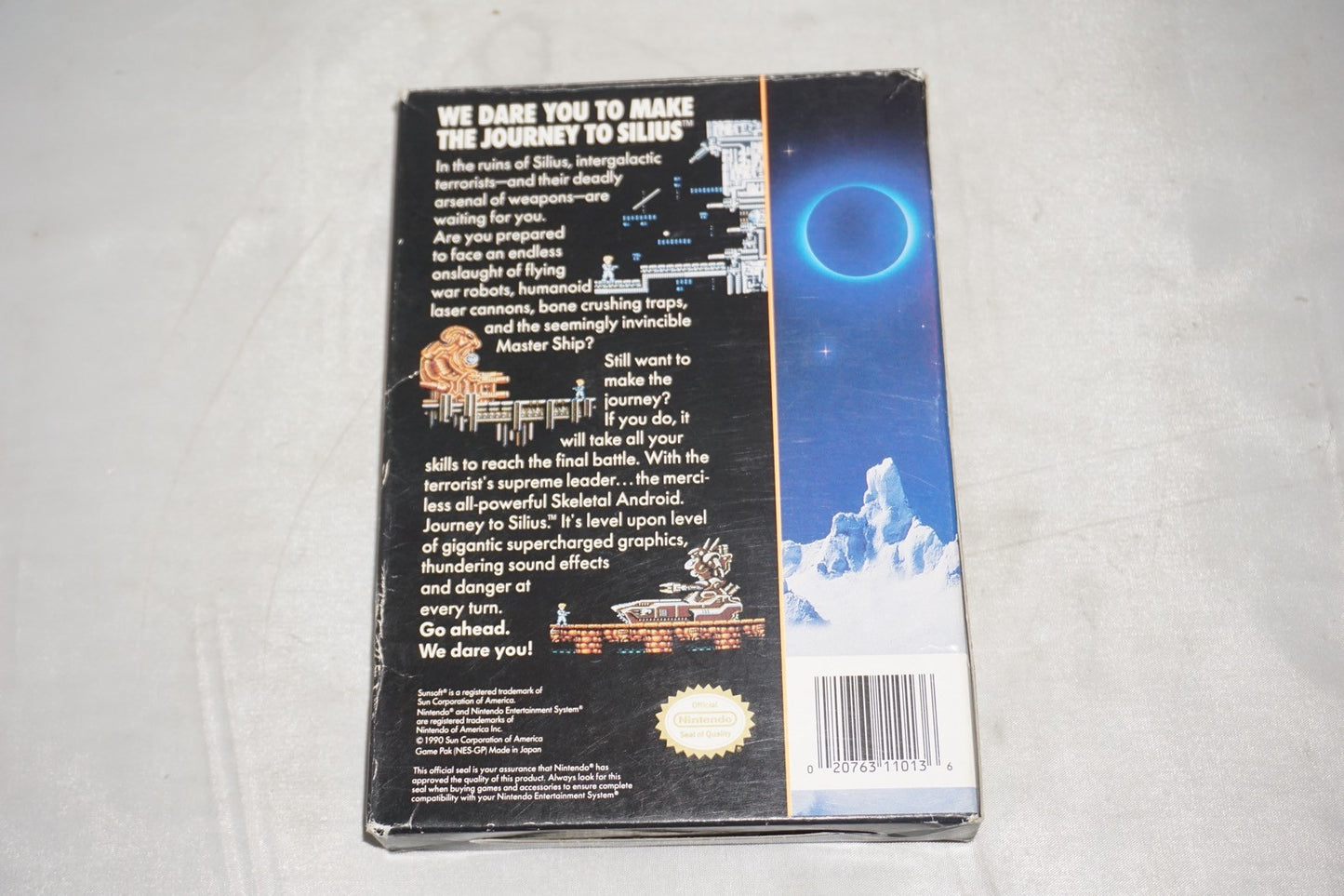 Journey To Silius (Nintendo NES) Complete in Box CIB