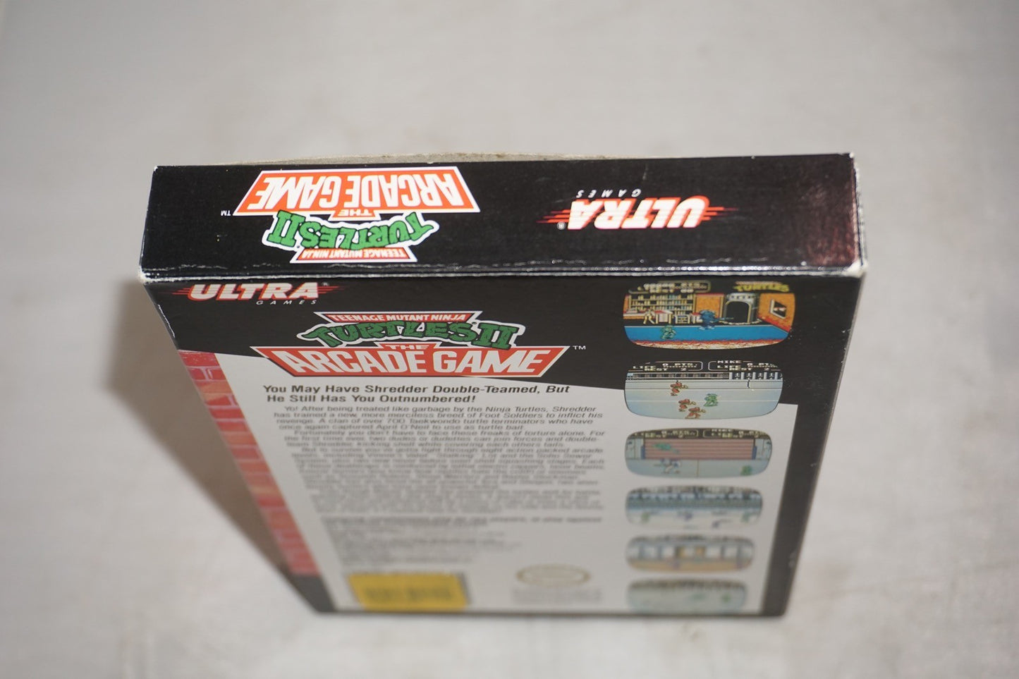 Teenage Mutant Ninja Turtles II 2 Arcade Game (Nintendo NES) Complete in Box CIB