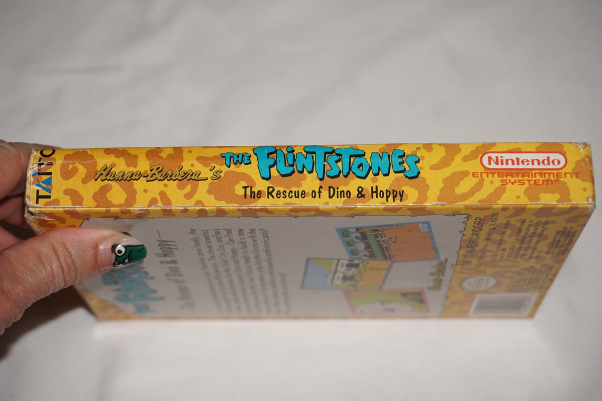 Flintstones The Rescue of Dino & Hoppy (Nintendo NES) Complete in Box CIB