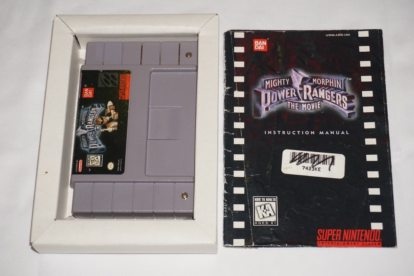 Mighty Morphin Power Rangers: Movie (Super Nintendo SNES) Complete in Box CIB