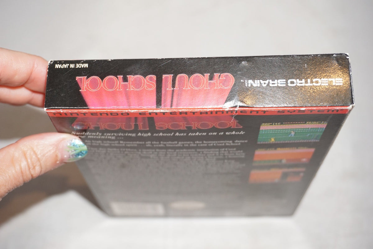 Ghoul School (Nintendo NES) Complete in Box w/ Reg Card CIB