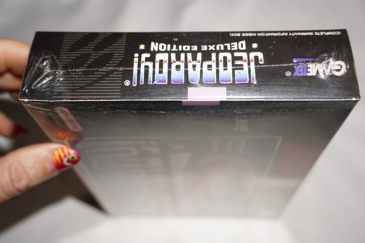 Jeopardy Deluxe Edition (Super Nintendo SNES) NEW Sealed