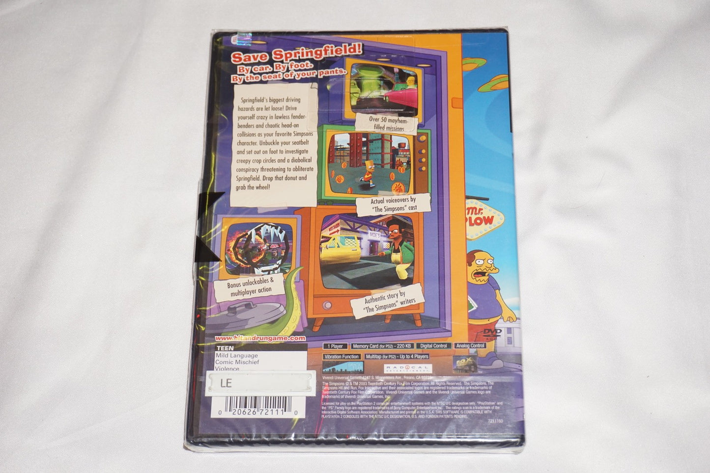 Simpsons Hit & Run (Sony Playstation 2 ps2) NEW Sealed