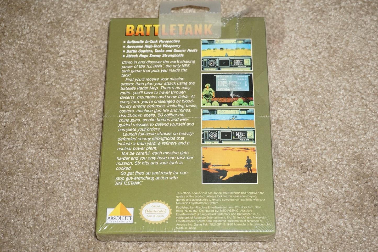 Battletank (Nintendo NES) NEW Factory Sealed