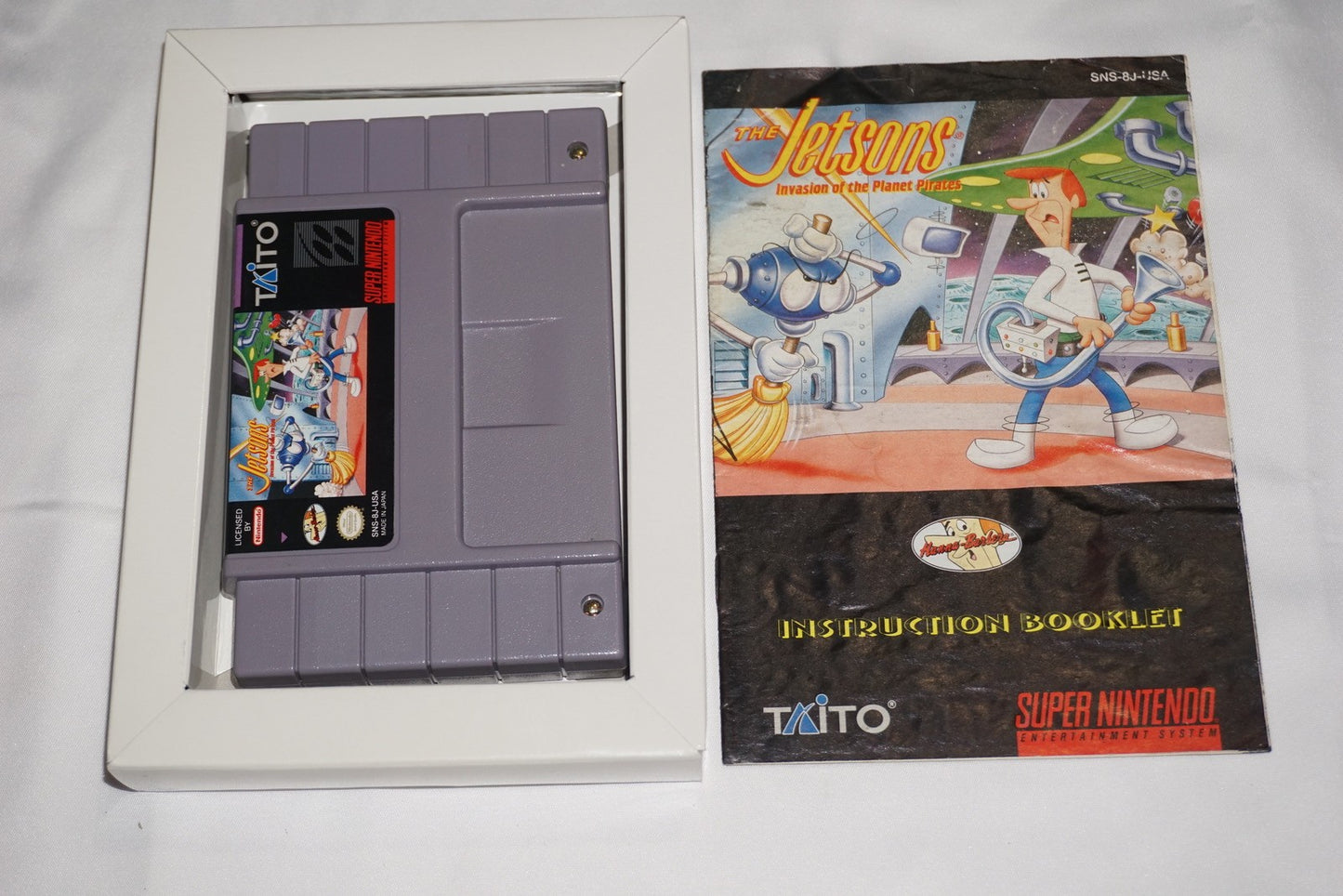 Jetsons Invasion of the Planet Pirates (Super Nintendo SNES) Complete in Box CIB