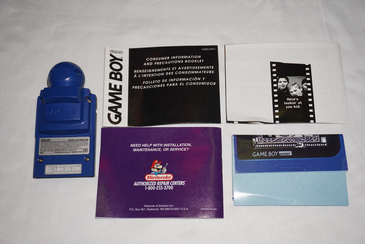 Blue Camera (Nintendo Game Boy Gameboy) Complete in Box CIB