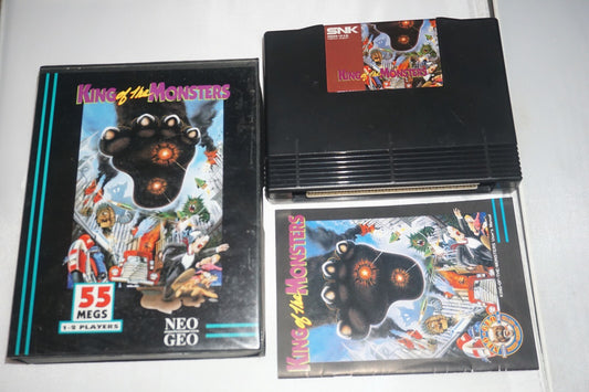 King Of Monsters Dog Tag (Neo Geo AES English) Complete in Box