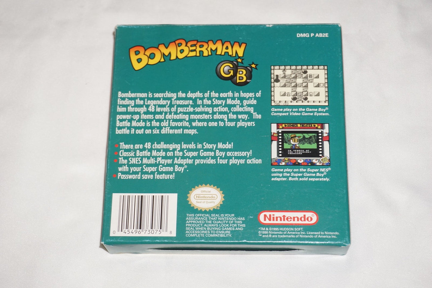 Bomberman GB (Nintendo Game Boy GameBoy) Complete in Box CIB