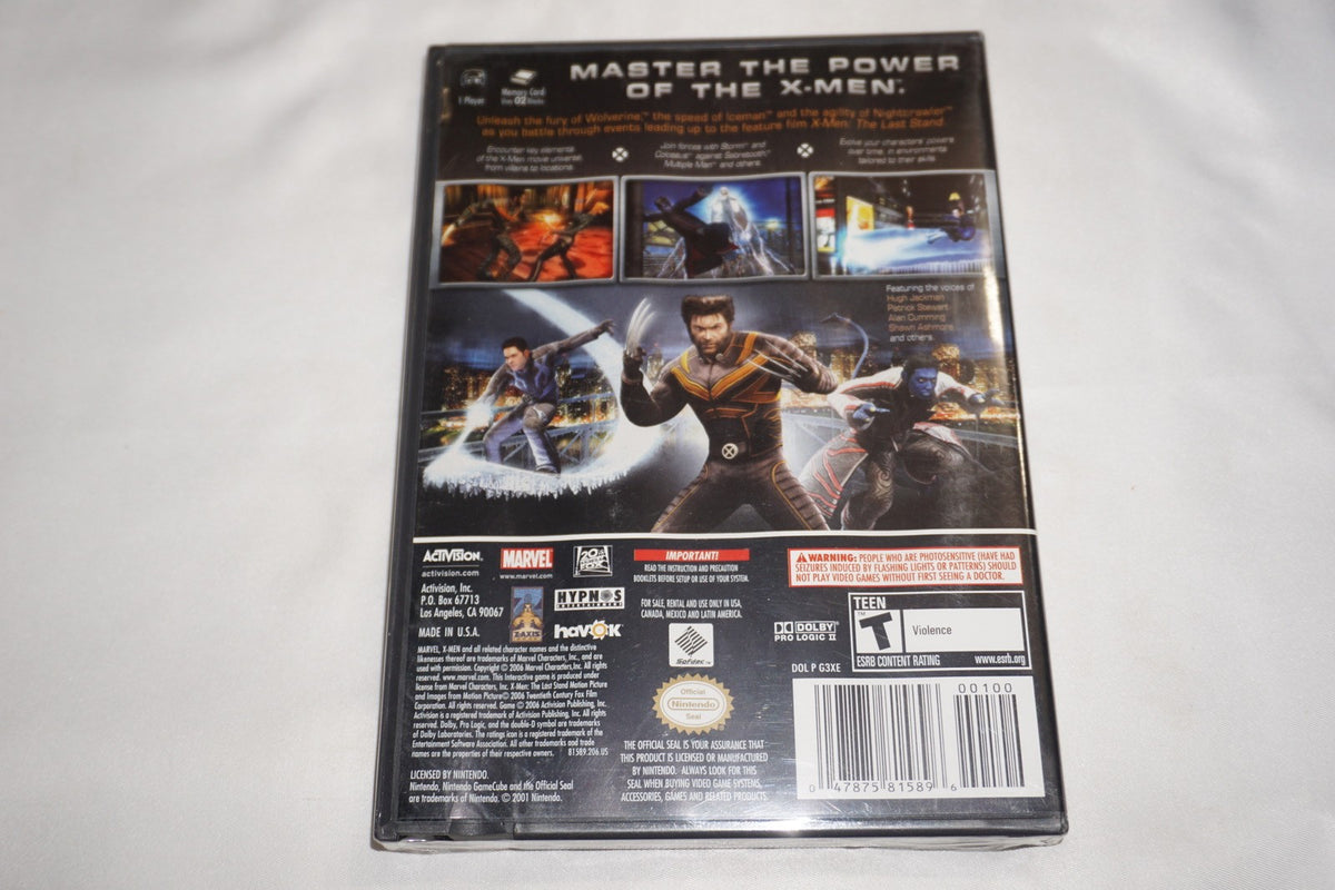 X Men Official Game (Nintendo Gamecube) NEW Sealed