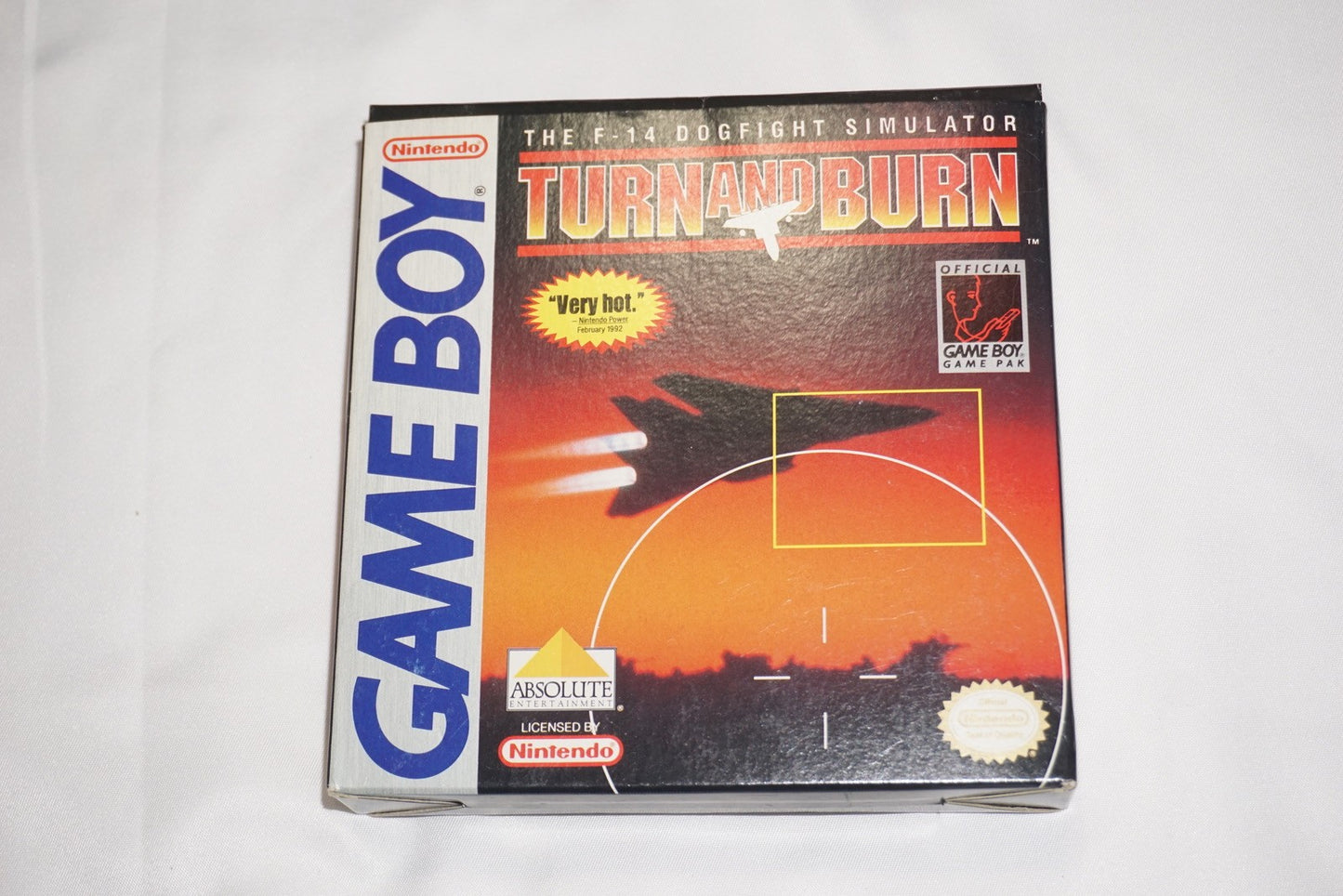 Turn and Burn (Nintendo Game Boy Gameboy) Complete in Box CIB