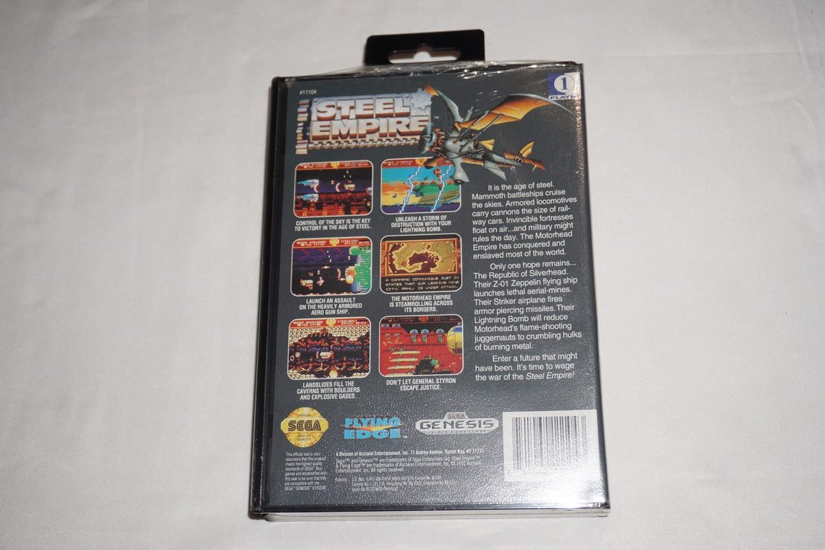 Steel Empire (Sega Genesis) NEW Sealed