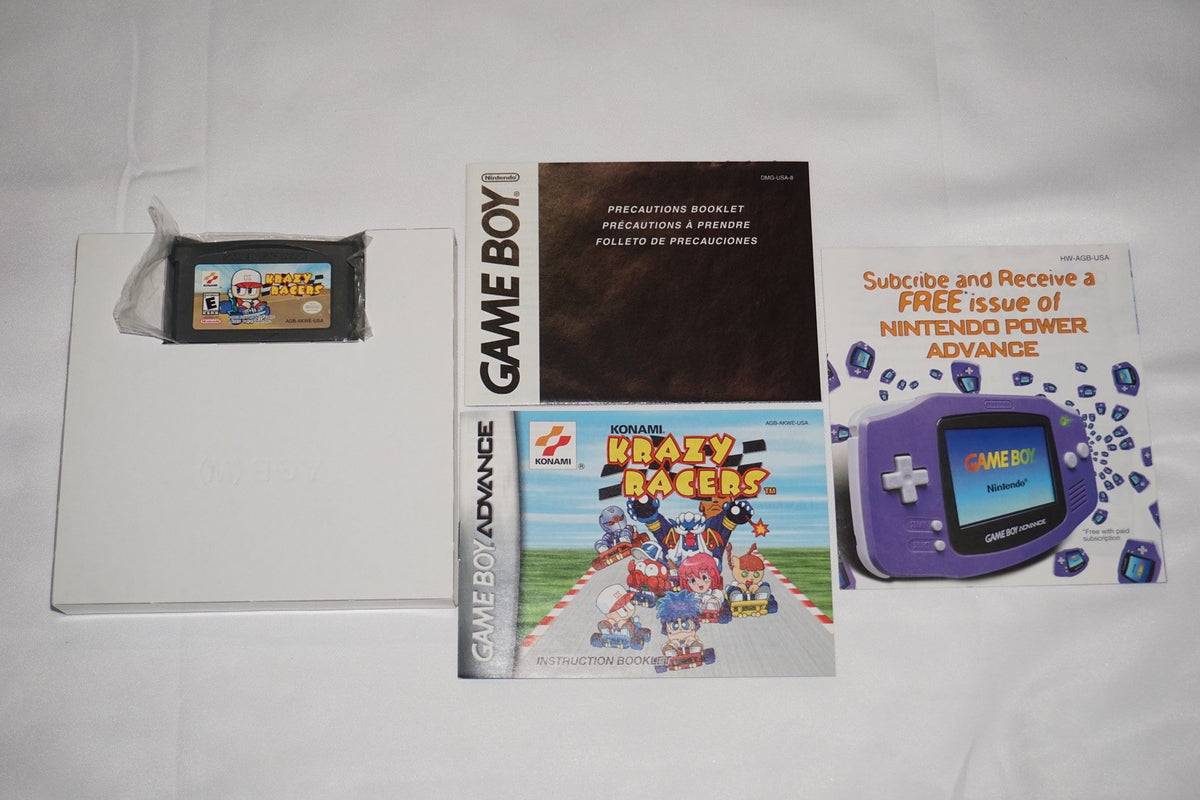Krazy Racers Konami (Game Boy Advance GBA) Complete in Box CIB