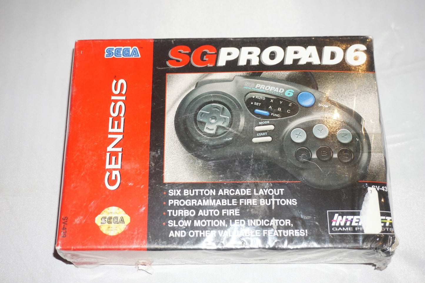 SG Pro Pad 6 Controller (Sega Genesis) New Sealed Interact