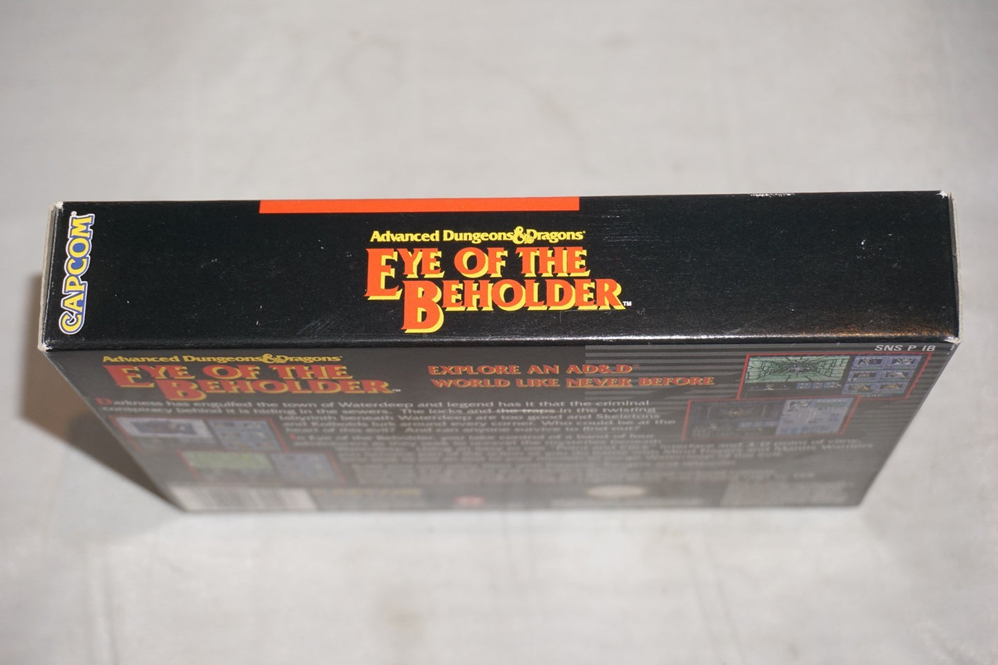 Advanced Dungeons & Dragons Eye of Beholder (Super Nintendo SNES) Complete CIB