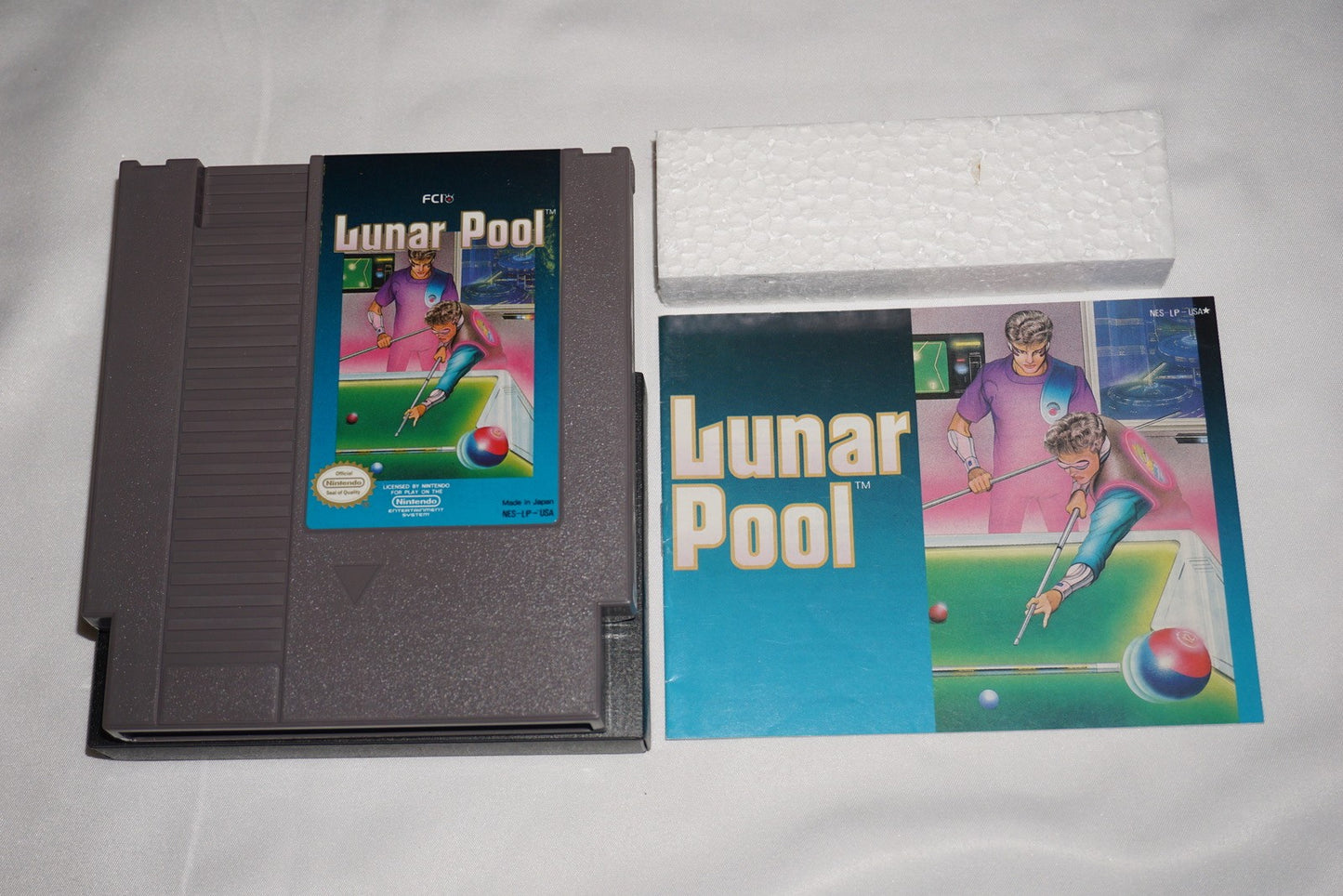 Lunar Pool (Nintendo NES) Complete in Box CIB