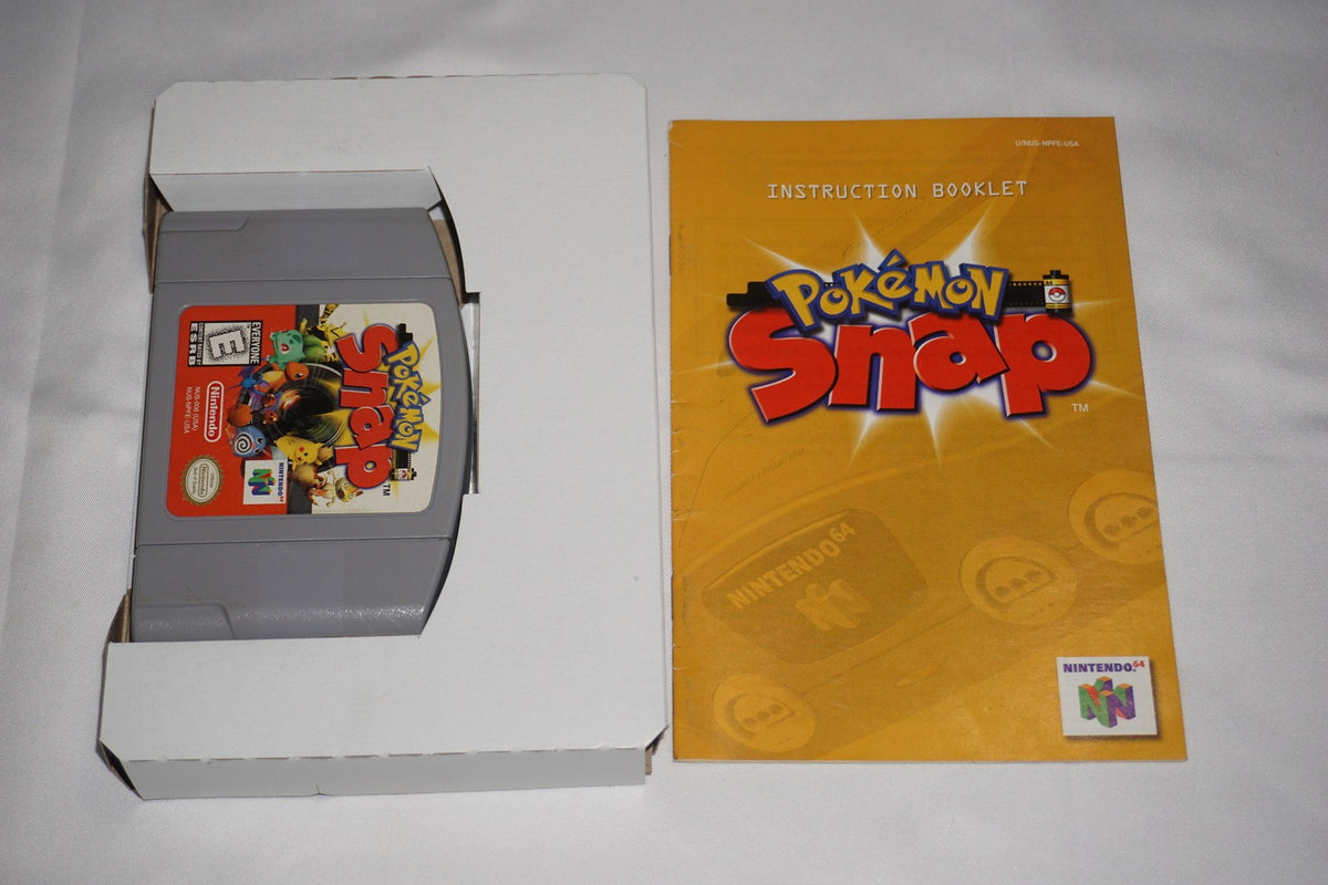 Pokemon Snap (Nintendo 64 N64) Complete in Box CIB