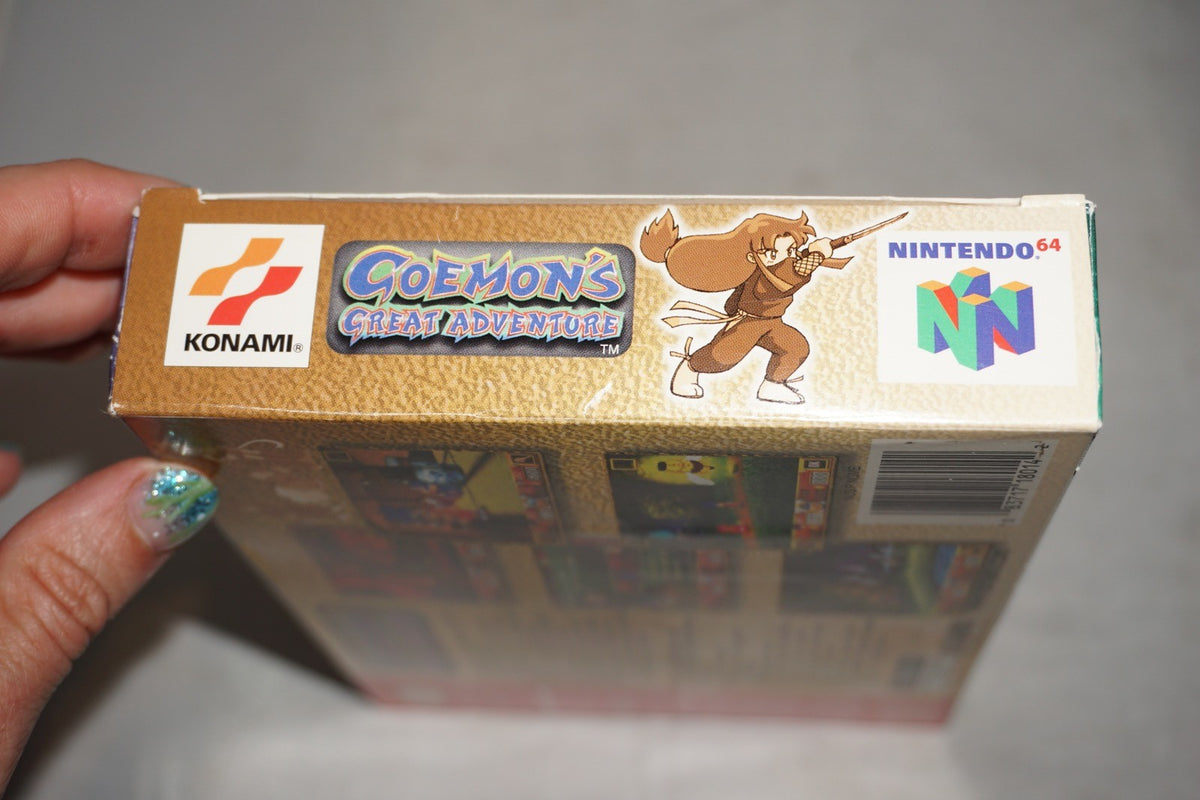 Goemon's Great Adventure (Nintendo 64 N64) Complete in Box w/ Reg Card CIB