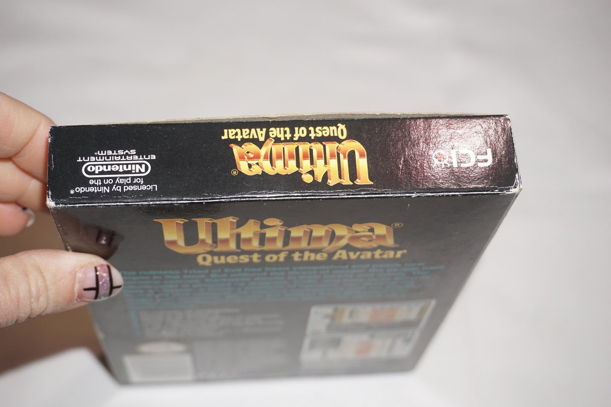 Ultima Quest Of The Avatar (Nintendo NES) Complete in Box CIB