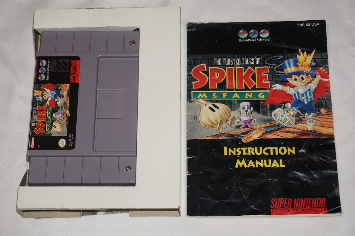 Twisted Tales of Spike McFang (Super Nintendo SNES) Complete in Box CIB