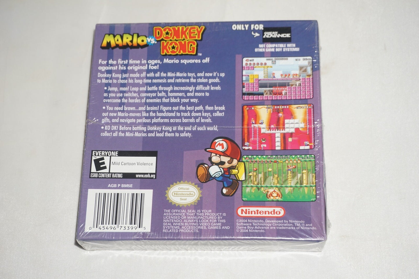 Mario Vs Donkey Kong (Nintendo Gameboy Advance GBA) NEW Factory Sealed