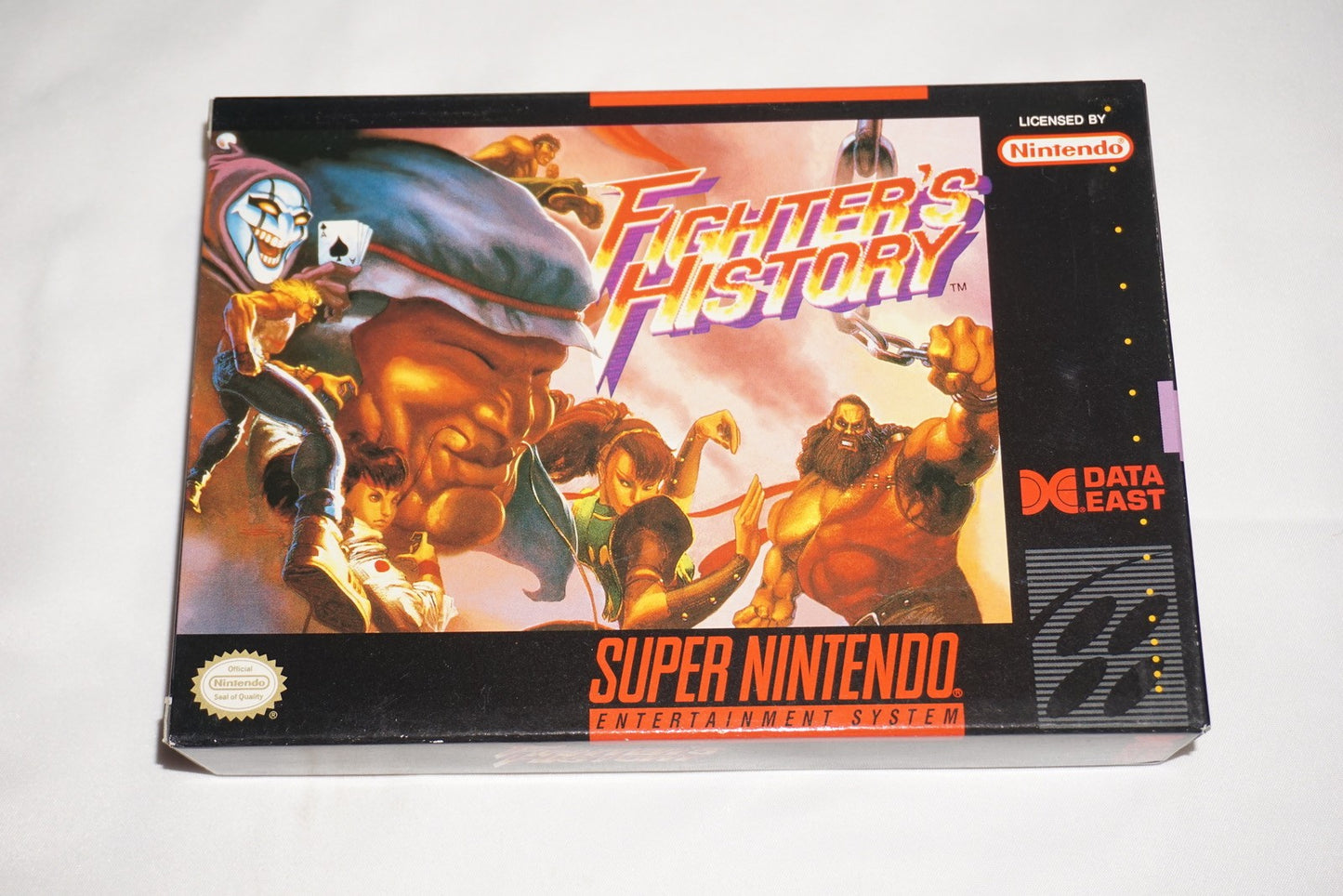 Fighter's History (Super Nintendo SNES) Complete in Box CIB