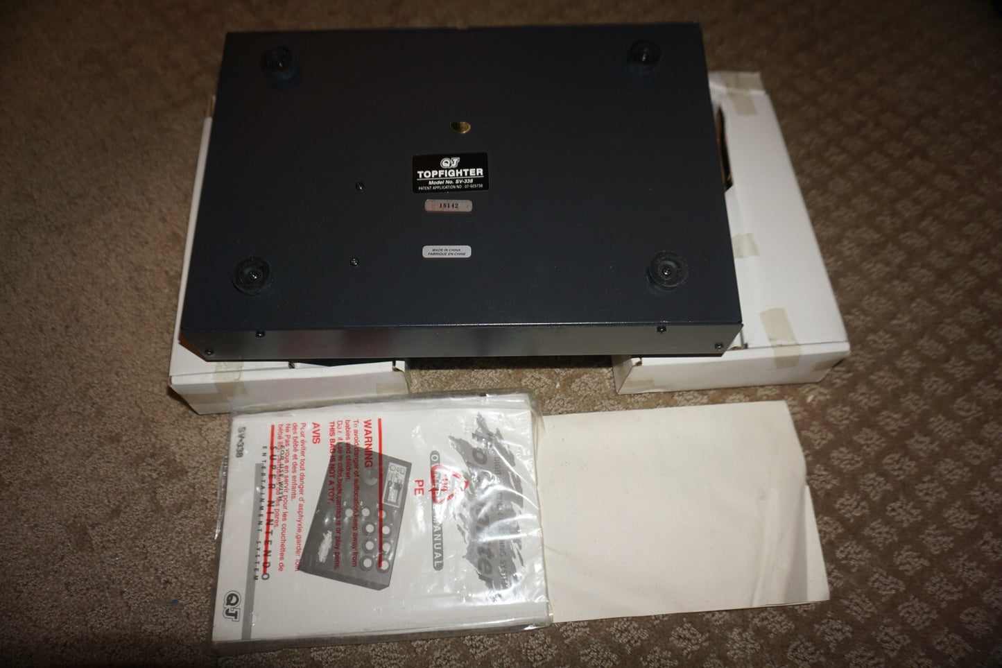 Topfighter Arcade Stick Controller (Super Nintendo SNES) Complete in Box CIB