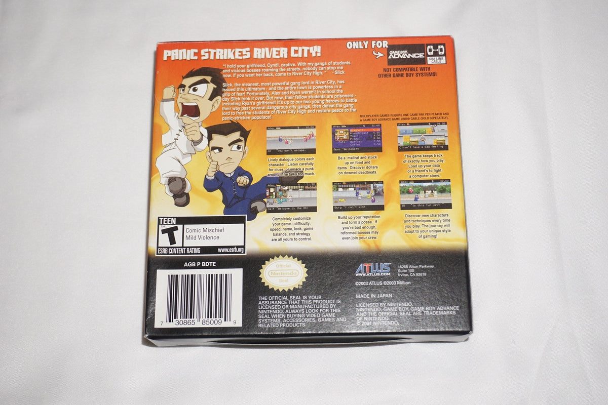 River City Ransom (Game Boy Advance GBA) Complete in Box w/ Reg CIB