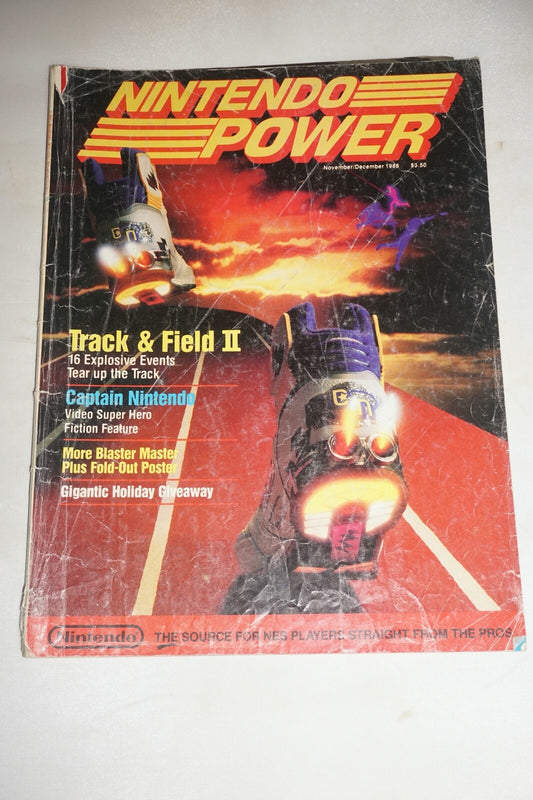 November/December 1988 Track Field II Nintendo Power Magazine #4