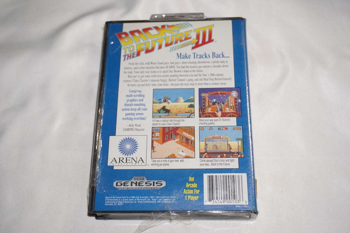 Back to The Future Part III 3 (Sega Genesis) NEW Sealed