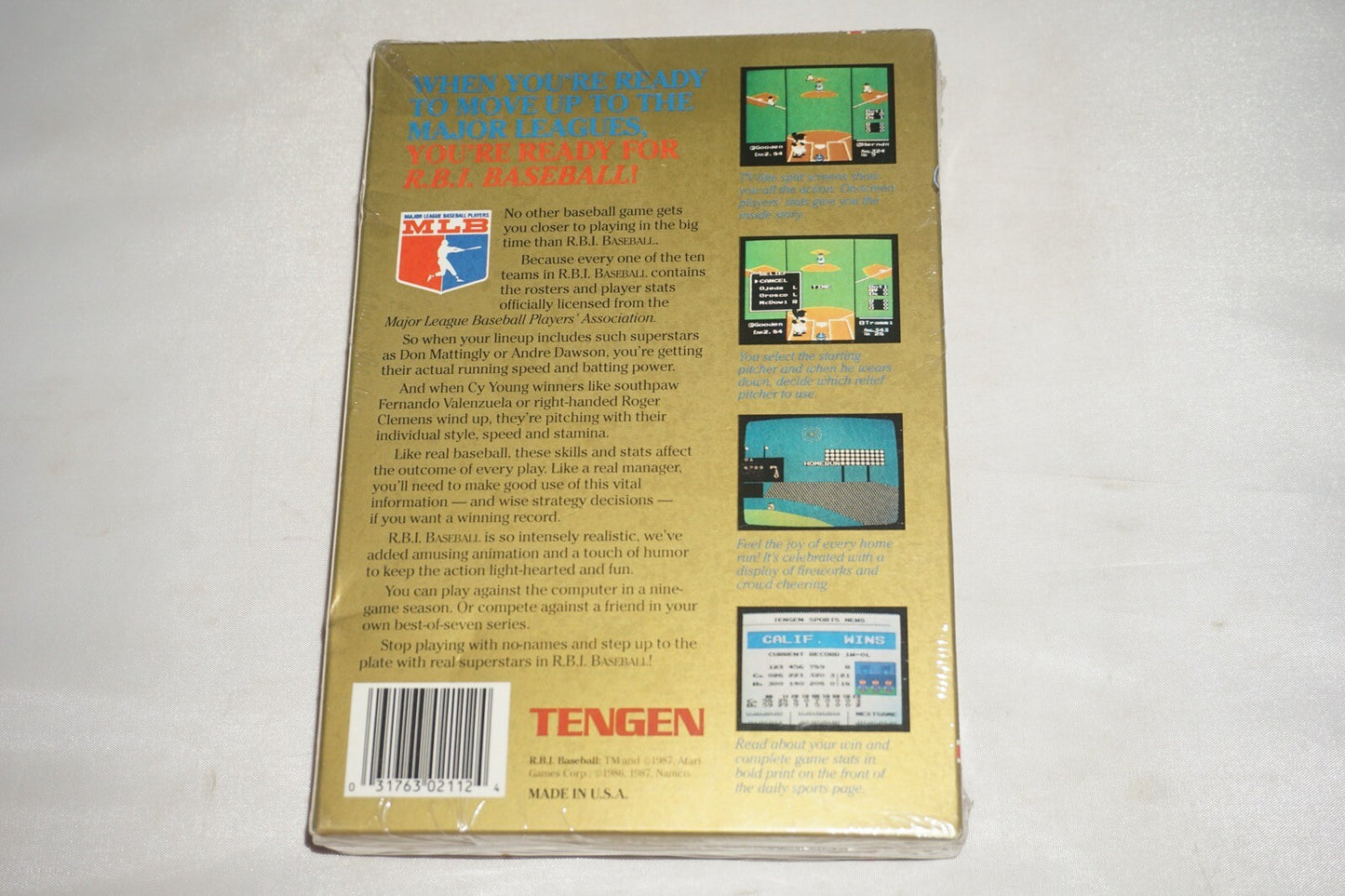 R.B.I Baseball 1 RBI (Nintendo NES) NEW Factory Sealed