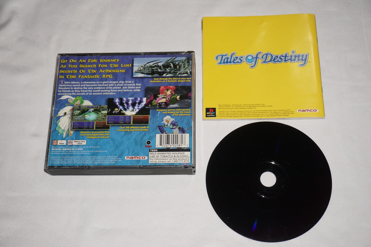 Tales of Destiny 1 (Sony Playstation 1 ps1) Complete