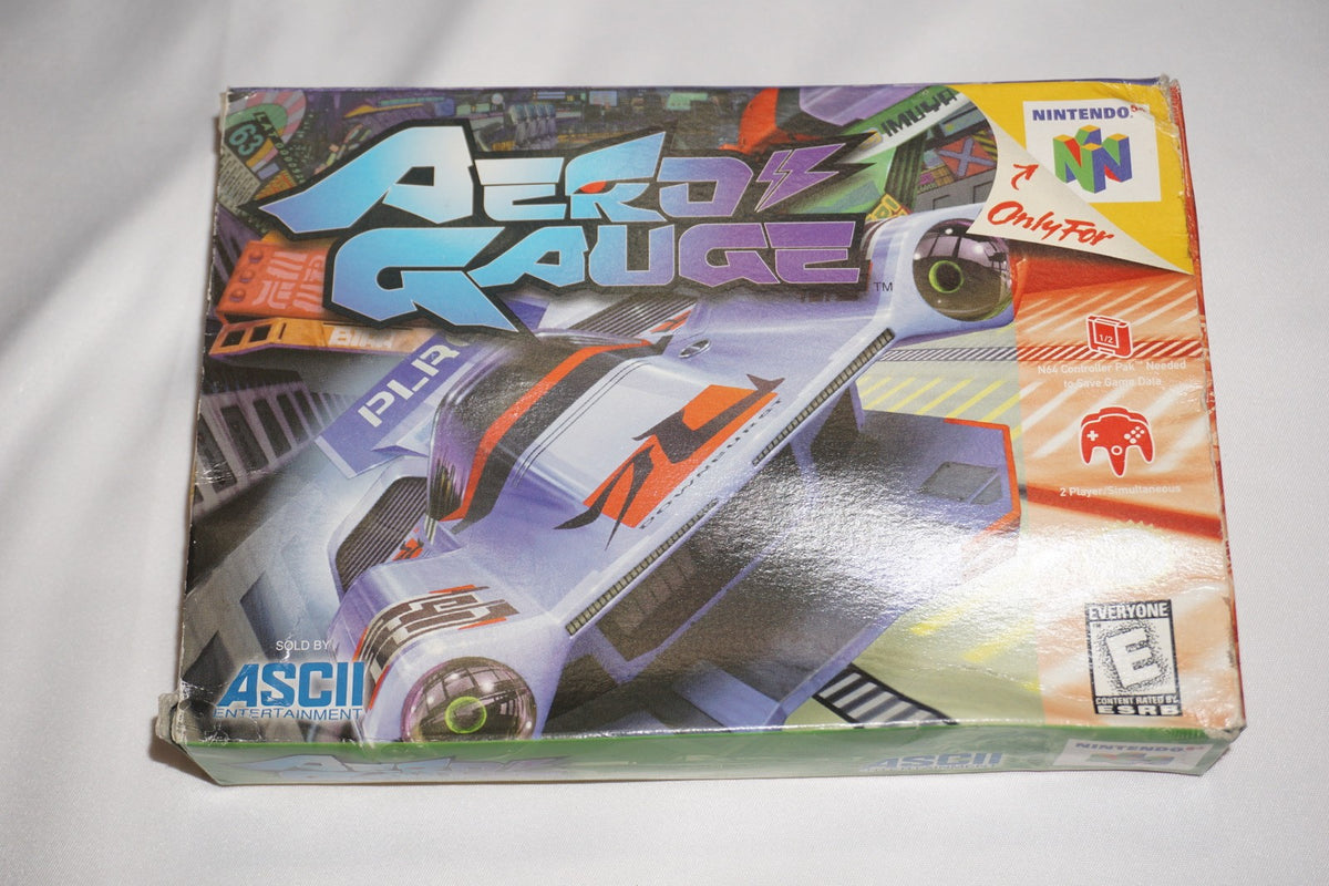 Aero Gauge (Nintendo 64 N64) Complete in Box CIB