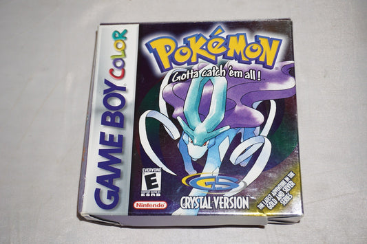 Pokemon Crystal (Gameboy Color Game Boy) Complete CIB Authentic Tested Saves