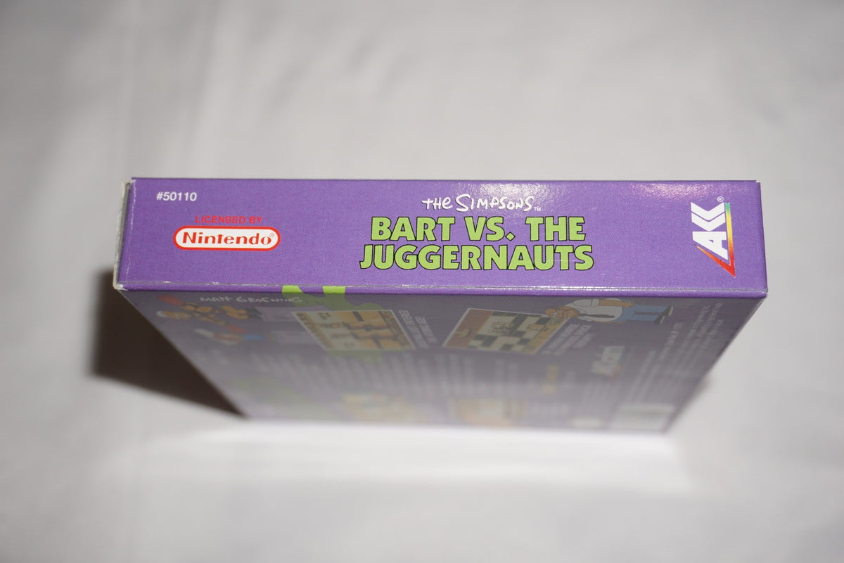 Simpsons Bart vs Juggernauts (Nintendo Game Boy Gameboy) Complete in Box CIB