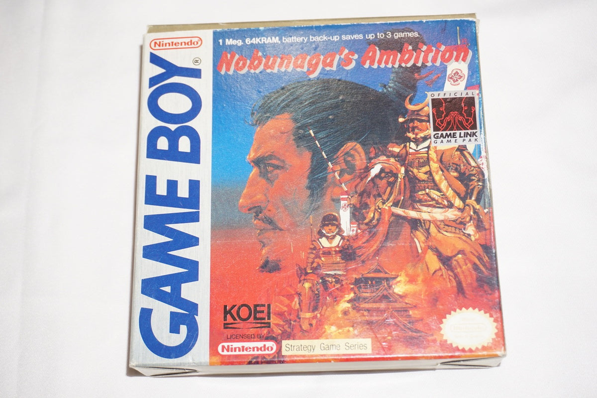 Nobunaga’s Ambition (Nintendo Game Boy Gameboy) Complete in Box CIB