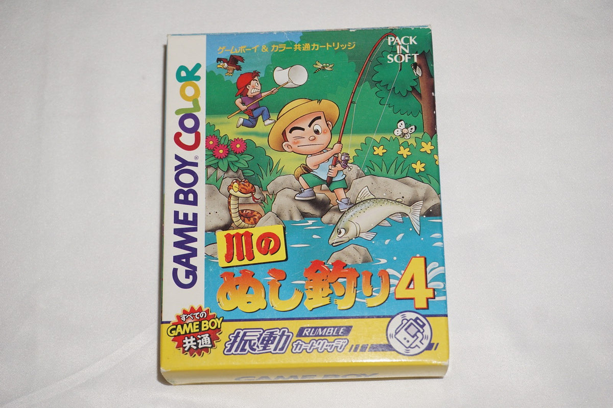 River Fishing 4 (Game Boy Color GameBoy) Complete in Box CIB Japan Import