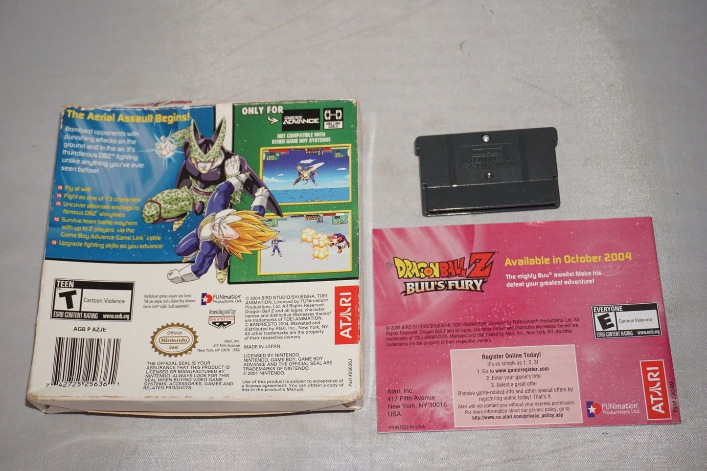 Dragon Ball Z Supersonic Warrior (Gameboy Advance GBA Game Boy) Complete CIB